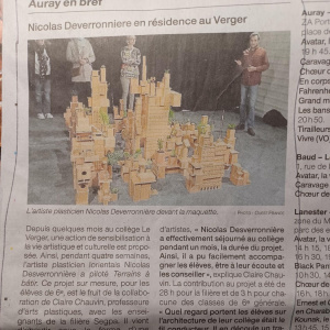 article presse vernissage ouest france